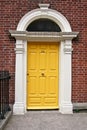 Georgian door, Dublin, Ireland Royalty Free Stock Photo