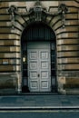 Georgian Door in Sandstone Wall