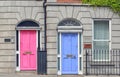 Georgian Doors in Dublin city Royalty Free Stock Photo