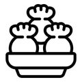 Georgian food cook icon outline vector. Variety filled