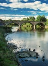 The Georgian historic town of Bewdley in the late British summer,a small typically English idyll not far from Wales,a serene place