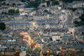 Georgian Houses, English Town, Bath City, UK Royalty Free Stock Photo