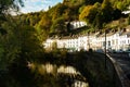 Georgian houses at Matlock Bath, Derbyshire Royalty Free Stock Photo