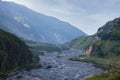 Georgian military road, Caucasus mountains