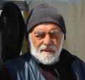 Old georgian man portrait.