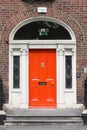 Georgian orange Door