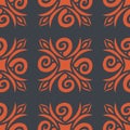 Georgian seamless pattern. Traditional national pattern of Georgia. Texture pattern peoples of Central Asia. Ethnic national