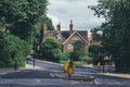 Georgian style house on the crescent of Lyndhurst and Akenside Roads in Hampstead, LOndon