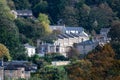 Georgian terraced houses on the outskirts of Bath Royalty Free Stock Photo