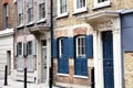 Georgian terraced houses in Spitafields Royalty Free Stock Photo