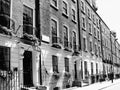 Georgian terraced town houses Royalty Free Stock Photo