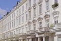 Georgian terraced town houses Royalty Free Stock Photo