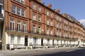 Georgian terraced town houses, london. wealth Royalty Free Stock Photo