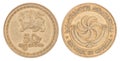 Georgian tetri coin Royalty Free Stock Photo