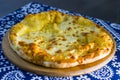 Georgian traditional food khachapuri, Cheese and bread
