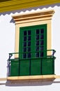 Georgian window with a balcony