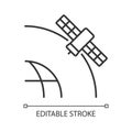 Geostationary Satellite linear icon