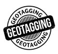 Geotagging rubber stamp