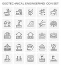 Geotechnical engineering icon