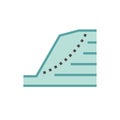 Geotechnical engineering icon Royalty Free Stock Photo