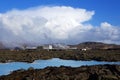 Geothermal bath Blue Lagoon in Iceland