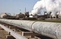 Geothermal Energy Plant California Royalty Free Stock Photo