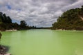 geothermal gern lake at wai-o-tapu, new zealand Royalty Free Stock Photo