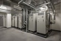 geothermal heating and cooling system, providing temperature-controlled environment for medical facility