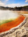 Geothermal Hot Springs, Colorful volcano lake