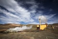 Geothermal plant Royalty Free Stock Photo