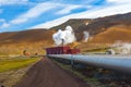 Geothermal plant Royalty Free Stock Photo