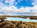 Geothermal pool in Blue lagoon, Iceland