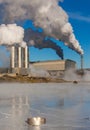 Geothermal Power Plant Royalty Free Stock Photo