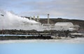 Geothermal power plant Royalty Free Stock Photo