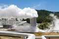 Geothermal power station alternative energy Royalty Free Stock Photo