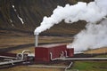 Geothermal Power Station in Iceland Royalty Free Stock Photo