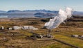 Geothermal power station Royalty Free Stock Photo