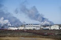 Geothermal Power Station on Reykjanes Peninsula, Iceland Royalty Free Stock Photo