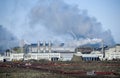 Geothermal Power Station on Reykjanes Peninsula, Iceland Royalty Free Stock Photo