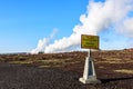 Geothermal springs in Iceland