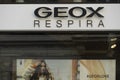 Geox store sign