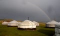 Ger camp in Mongolia