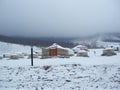 A ger camp in the tranquility of the quiet Bogd Khaan valley, Ulaanbaatar, Mongolia.