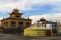 A Ger in Monastery in Mongolia