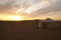 Ger in Mongolia Royalty Free Stock Photo