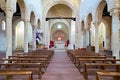 Gerace Calabria Italy. The interior of the Norman Cathedral