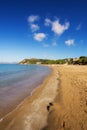 Gerakas beach (protected Caretta Caretta turtle nesting site) on Zakynthos island