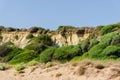 Gerakas beach in zakynthos island Royalty Free Stock Photo