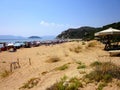 Gerakas nesting beach at Zakynthos/Zante island. Greece Royalty Free Stock Photo