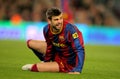 Gerard Pique of Barcelona Royalty Free Stock Photo